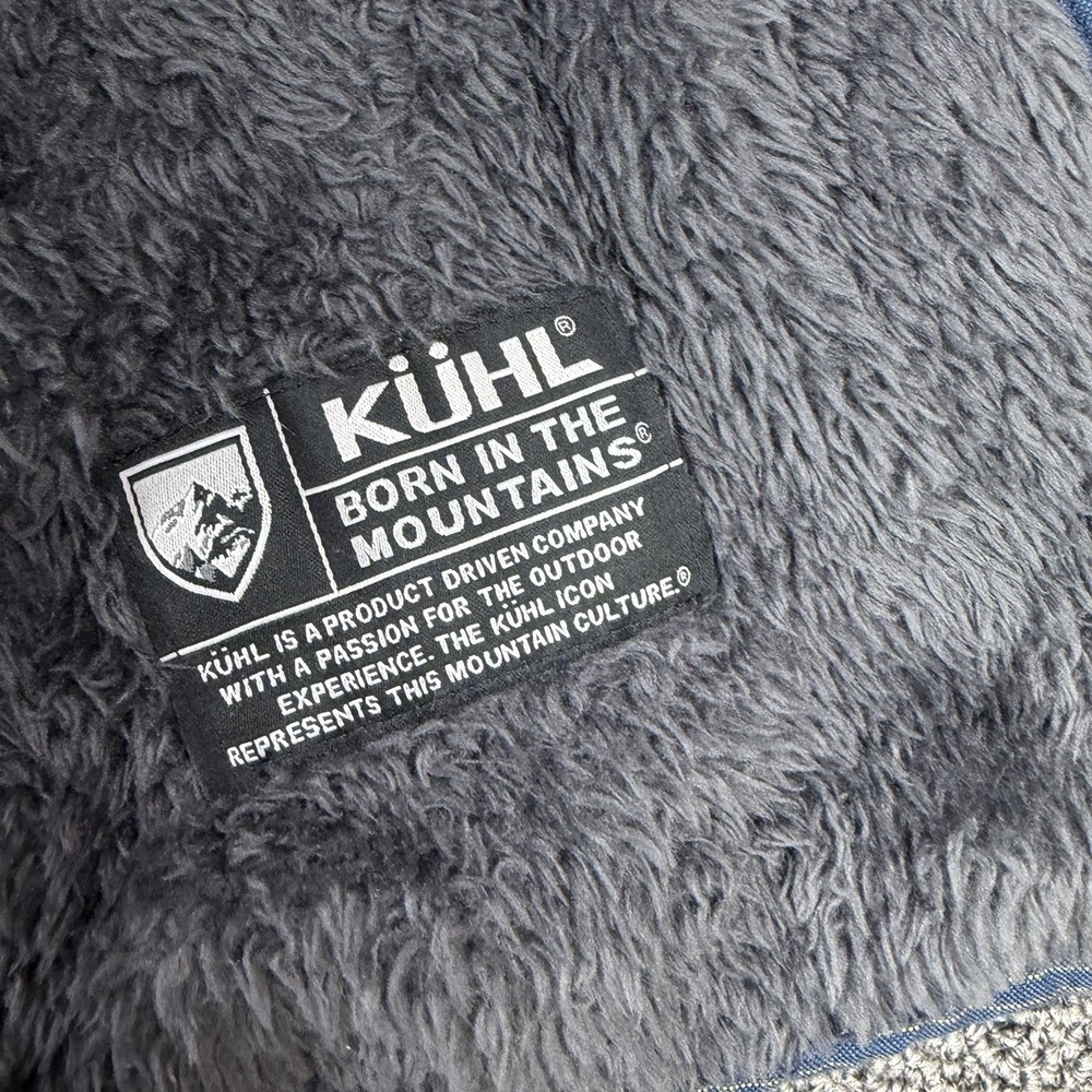 Kuhl Joyrydr Jacket Mens Large Plaid Flannel Sherpa Lined Shacket Button Snap - Picture 8 of 11